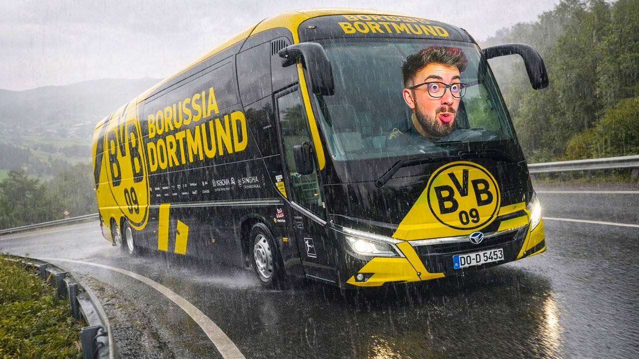 RUTA EN BUS CON LLUVIA EXTREMA por ALEMANIA 🚌 | Fernbus Simulator