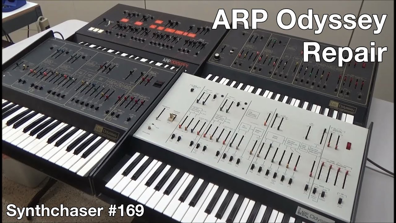 Quadruple ARP Odyssey Synthesizer Repair - Part 1 - Differences & Teardown - Synthchaser #169