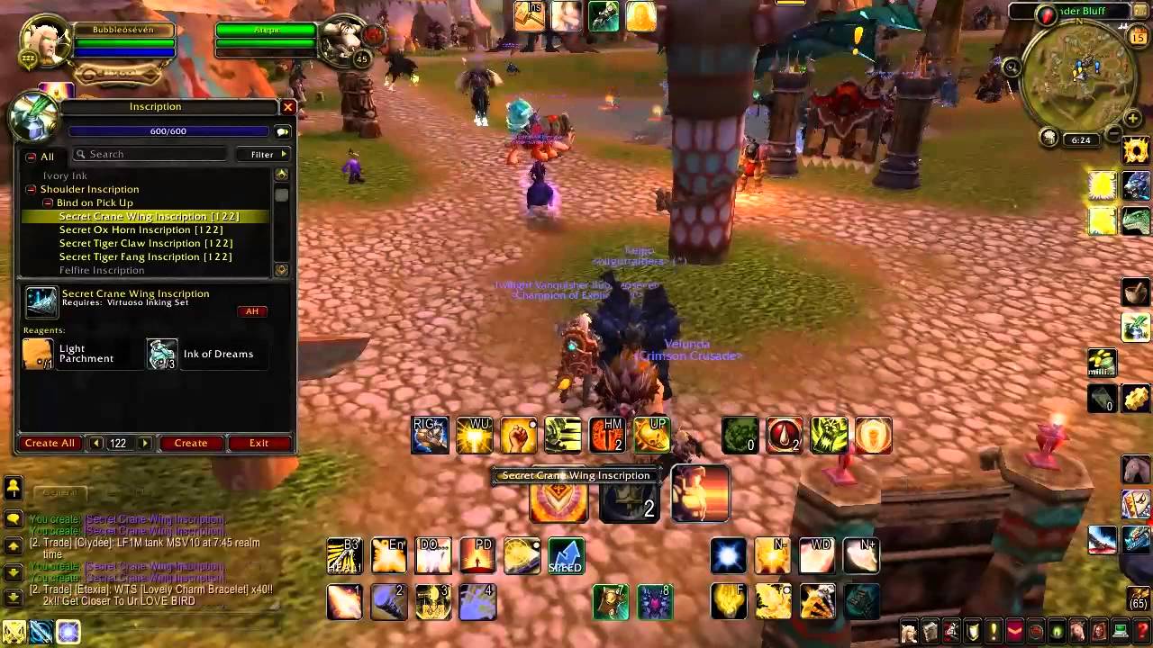 inscription money making guide mop EASY MONEY!