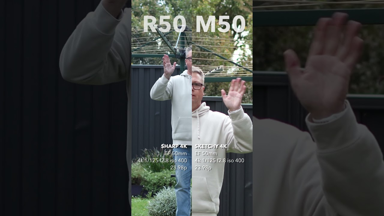 Сравнение видео 4K Canon R50 и M50 #canonr50 #R50vsM50 #4k