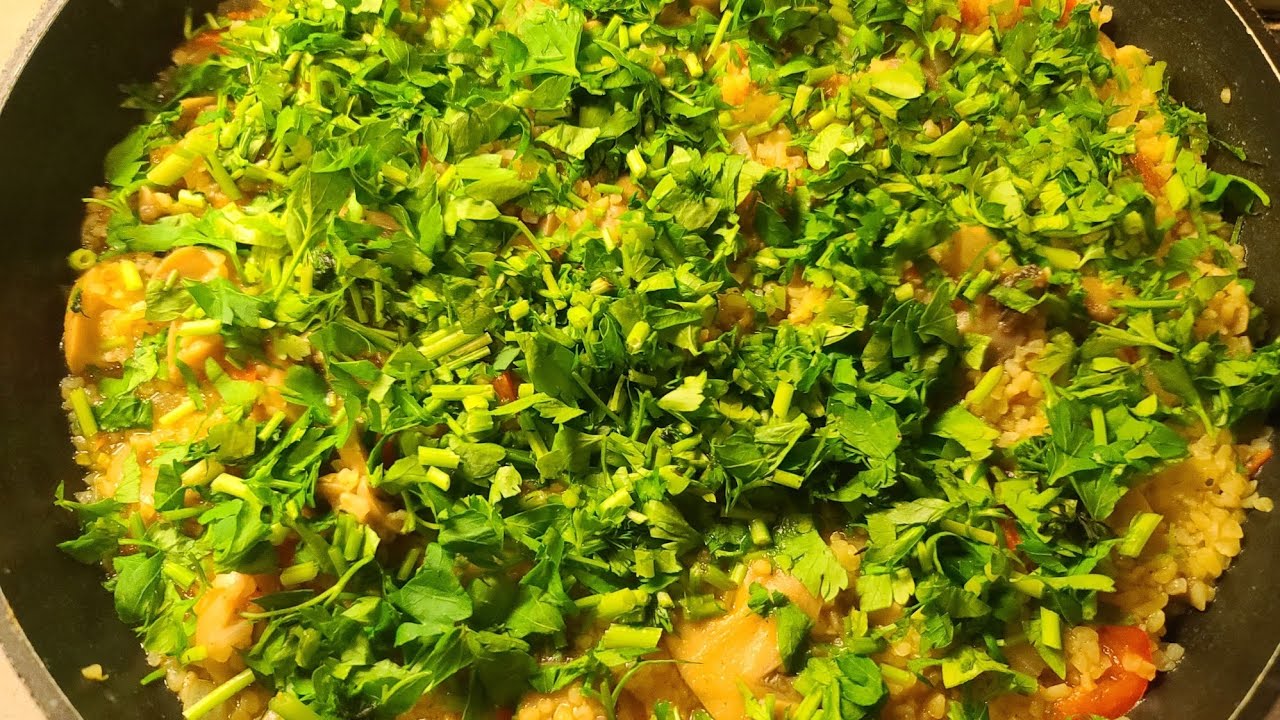 PILAF CU CIUPERCI FĂRĂ OREZ 👩‍🍳👩‍🍳👩‍🍳
