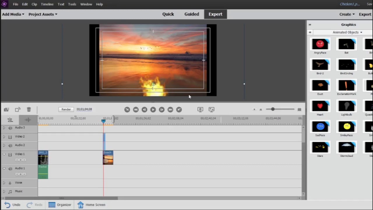 Adobe Premiere Elements 2020 Overlaying GIFs in a Jiffy