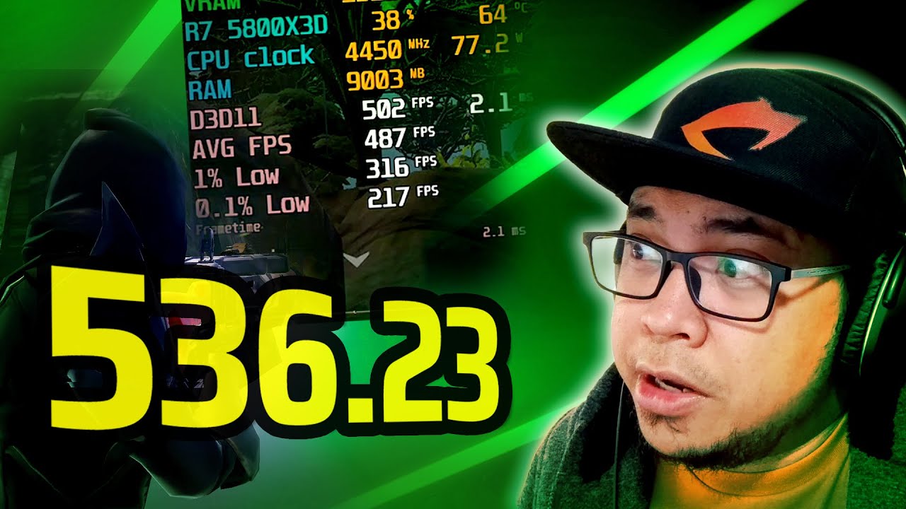 Nvidia 536.23 Drivers - Better for Competitive Gaming?