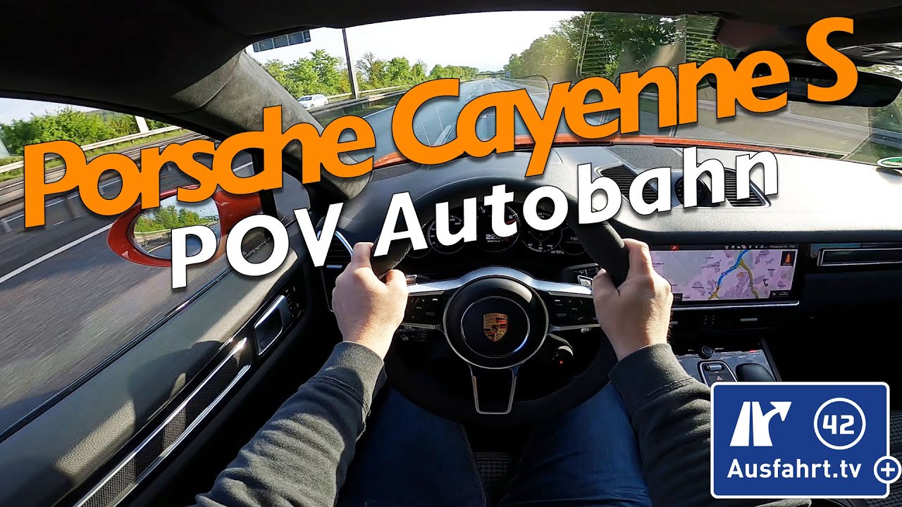 POV Autobahn 2020 Porsche Cayenne S Coupé Just Driving Lets Drive