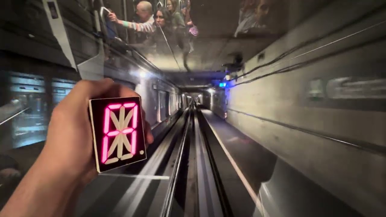 Epic Sounding Motors! Denver Airport Train Round Trip Between C & A Gates