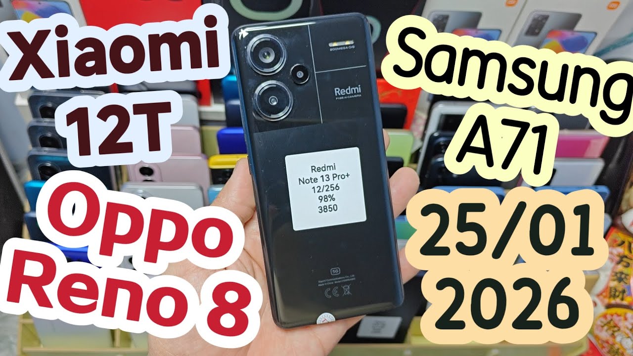 076 734 7340 - 25/01/2026 - Oppo Reno 6 Pro - Samsung A33 5g - Redmi Note 10 5g - Poco M5 850k