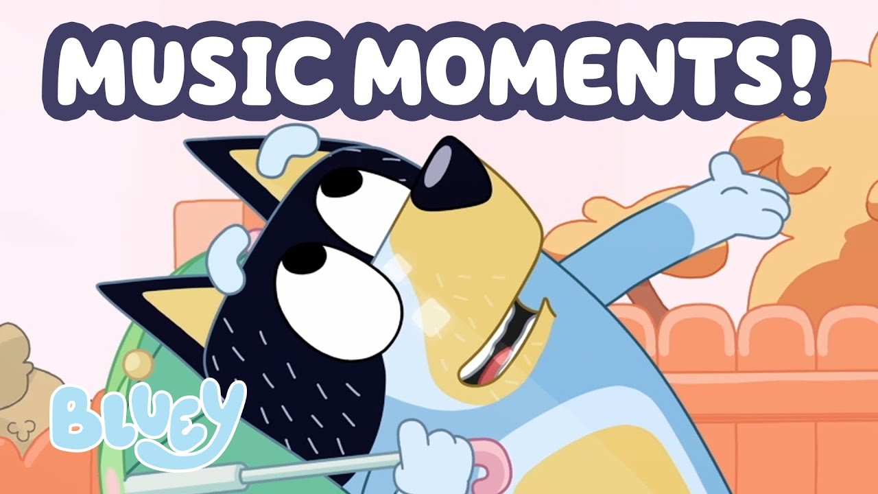 🔴LIVE: Best Bluey Music Moment! 🎶 💙 | 2 HOURS of Singing, Dancing, Games, and More! | Bluey