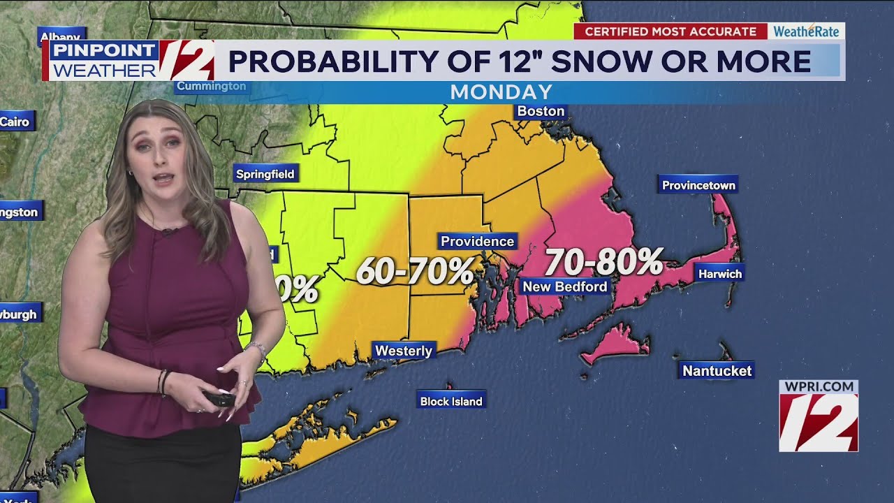 WPRI 12 Weather Forecast 2/20/26