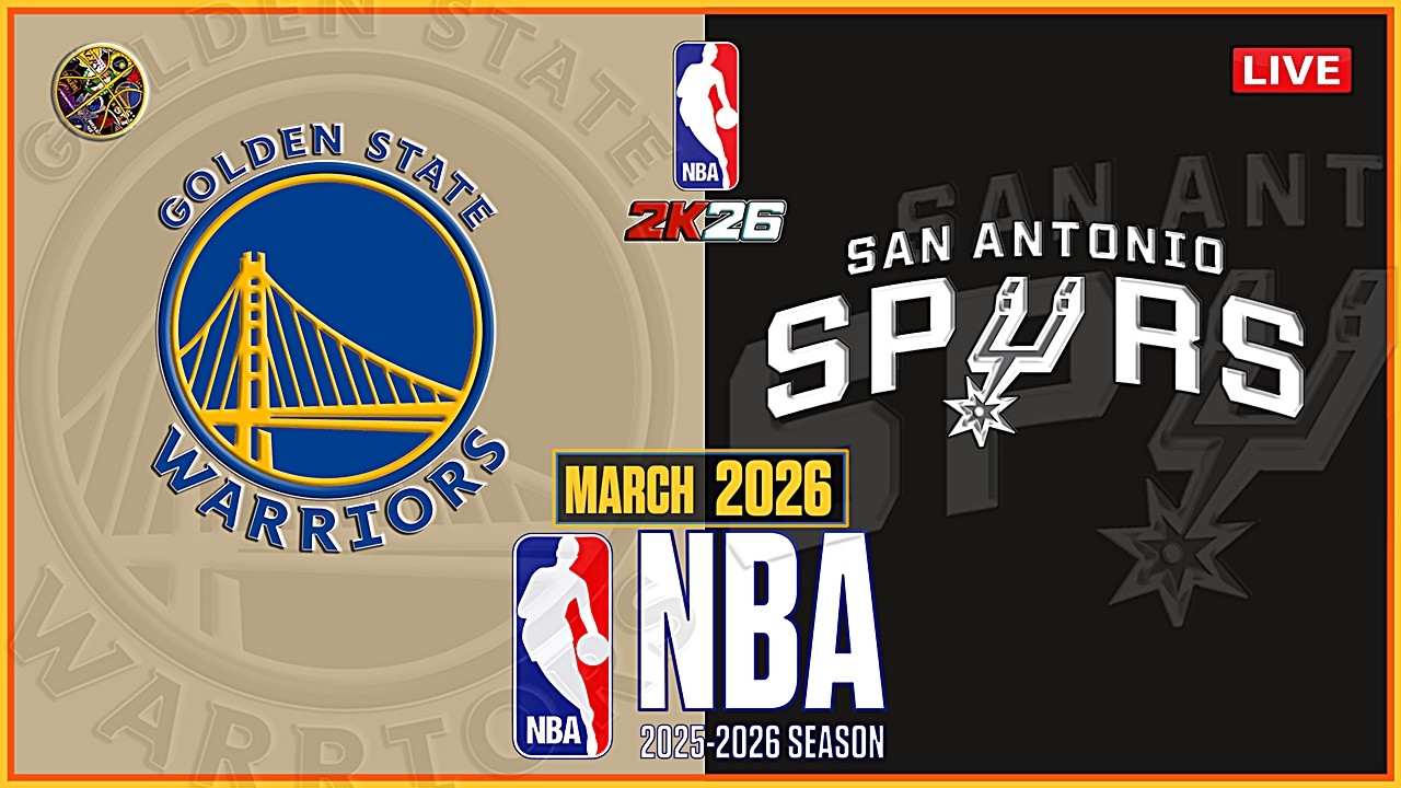 «Уорриорз» против «Спёрс» | Обзор матча НБА | 16 марта 2026 г. | NBA 2K26 |