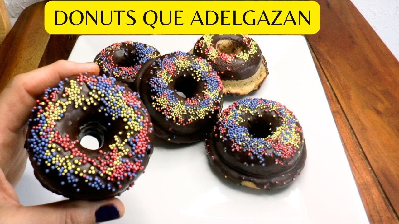 Donuts Antiinflamatorios y Saludables, sin azúcar y sin gluten |Alimentación antiinflamatoria, Donas