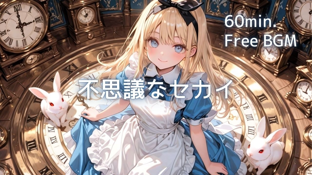 【フリーBGM】不思議なセカイ｜可愛い癒しBGM【配信用BGM】【作業用BGM】【1時間耐久】