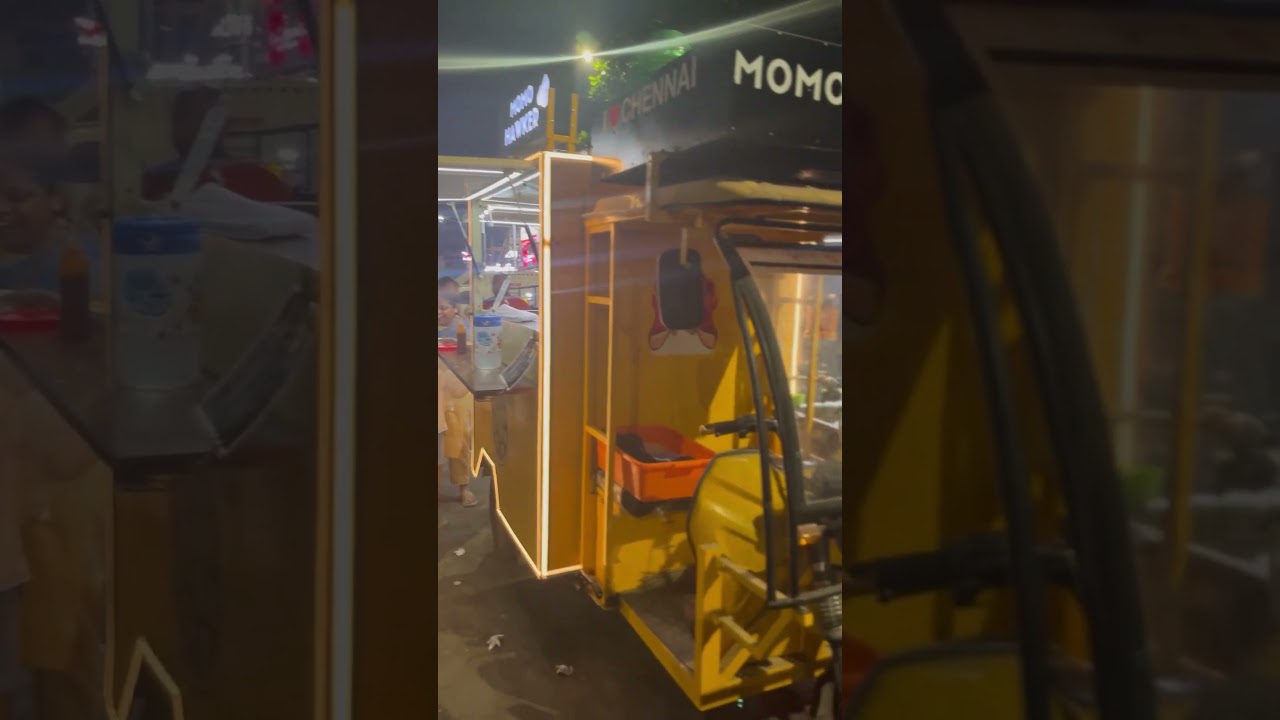 Erickshaw Food Cart 🔥-Momo Hawker 