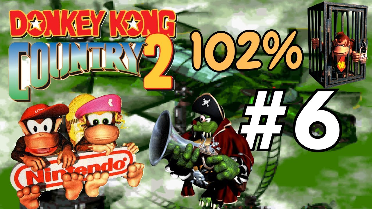 Donkey Kong Country 2 102% #6  O castelo de K. Rool (final)