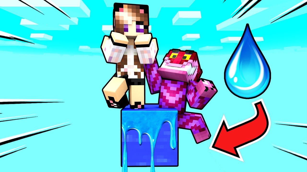 GIOCARE A MINECRAFT CON SOLO UN BLOCCO DI ACQUA!!