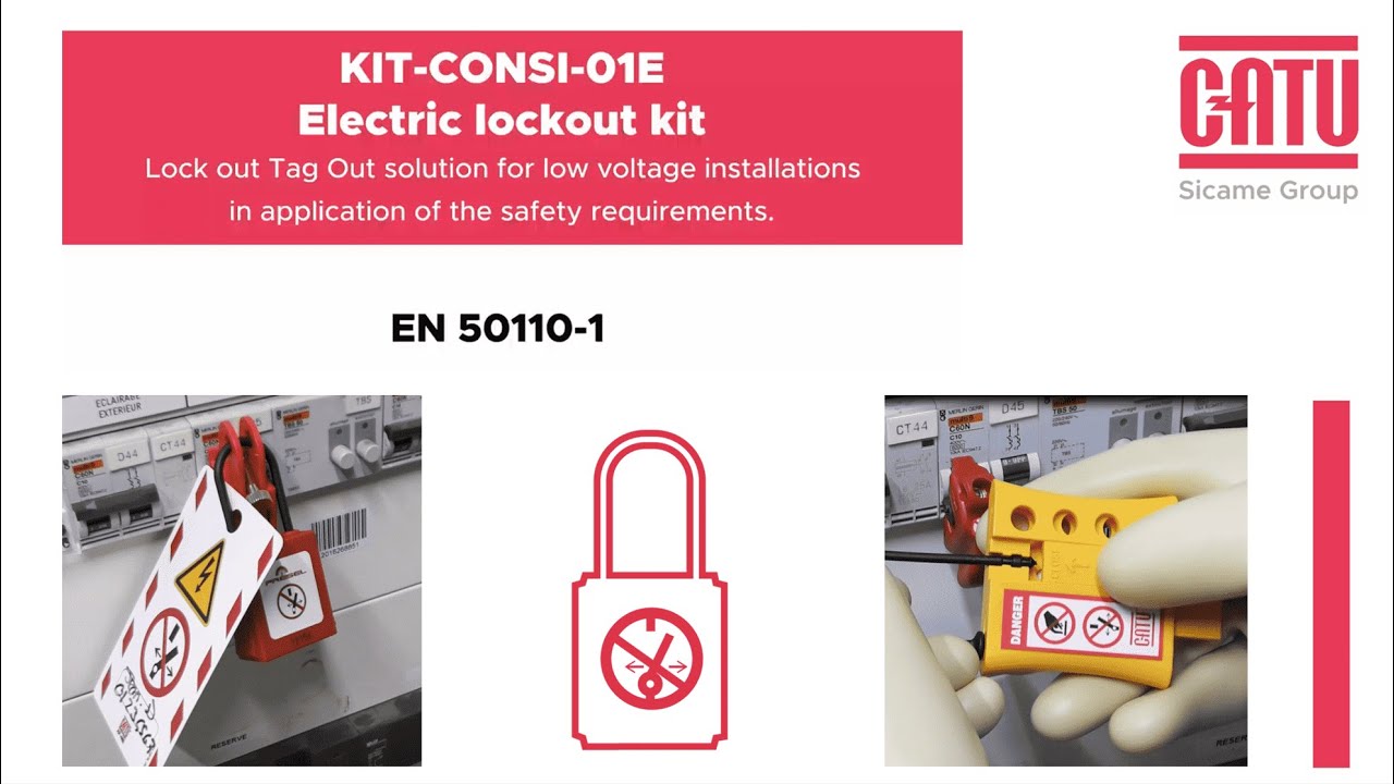 CATU ELECTRIC  LOTO KIT