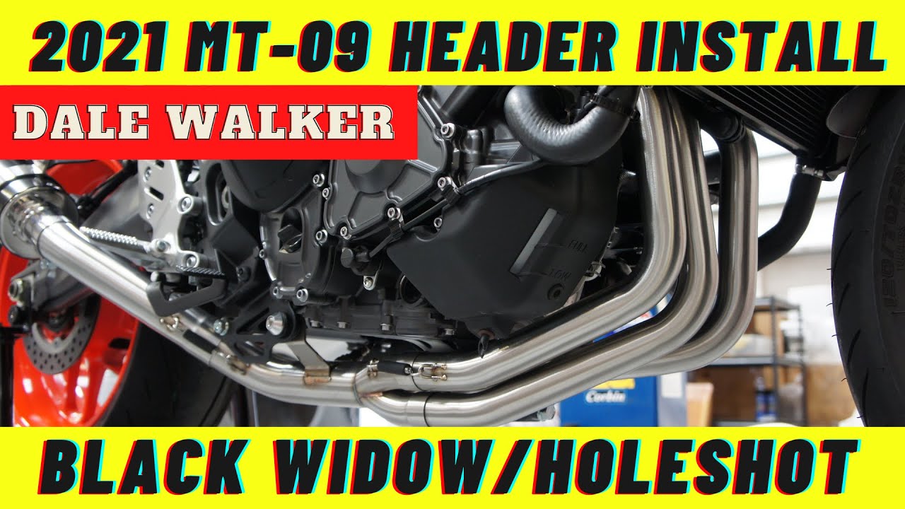 2021 Yamaha MT-09 Full Exhaust Install - Dale Walker