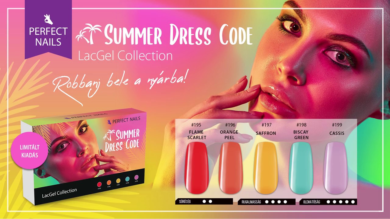 Summer Dress Code - LacGel Collection - G&eacute;l lakk szett| Perfect Nails