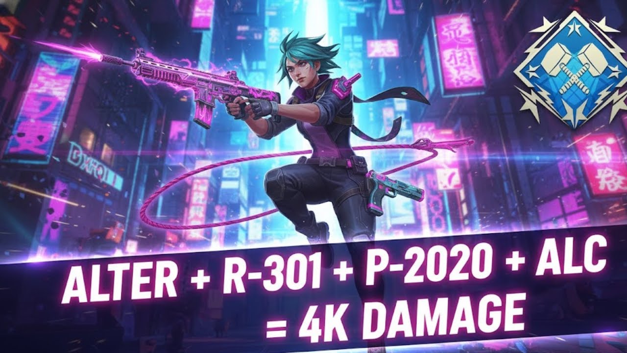 So I played Alter with an R-301 and Akimbo P2020s......