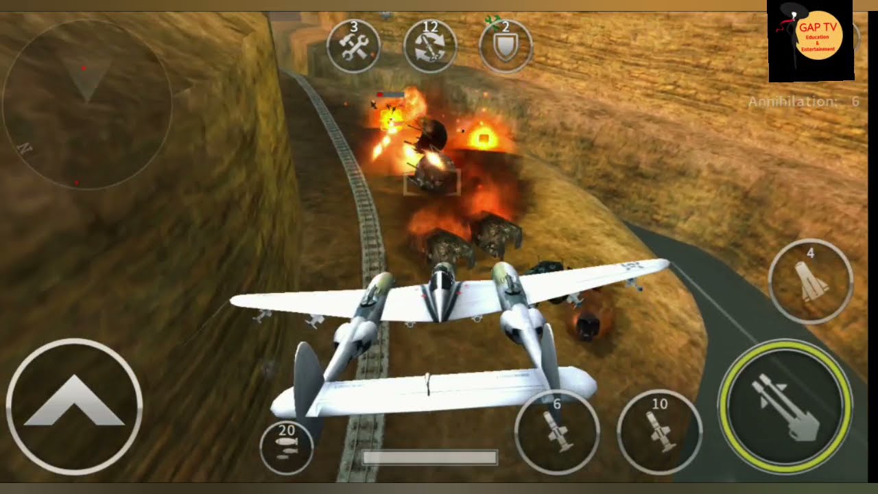 GUNSHIP BATTLE: Helicopter 3D | Joycity | GamePlay Android | Gunship Game Video | Transport Base