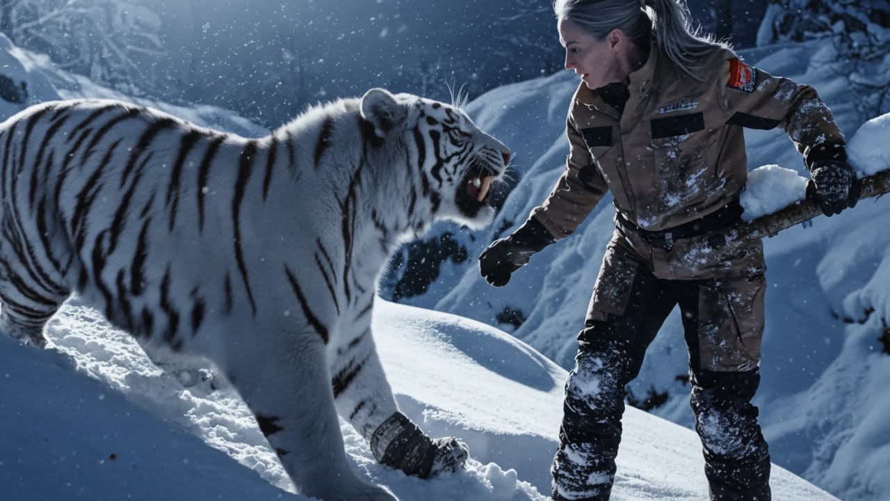 Epic Rescue and Release of a White Siberian Tiger in the Frozen Taiga 🐅❄️❤️