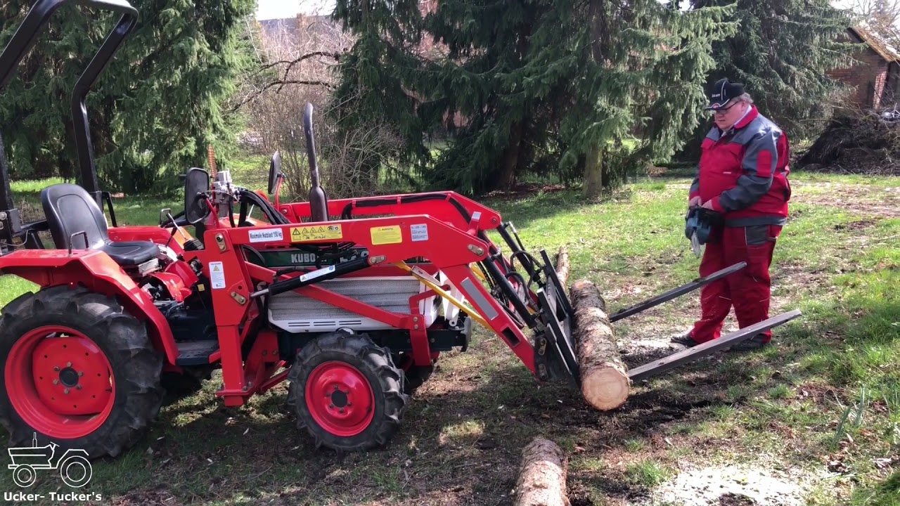 Kubota B1241 / L 2002 Baum entfernen
