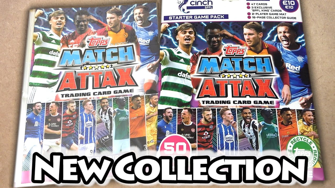 *NEW* MATCH ATTAX 2022/23 SPFL Starter Game Pack Opening | Collectors Binder | Exclusive Cards