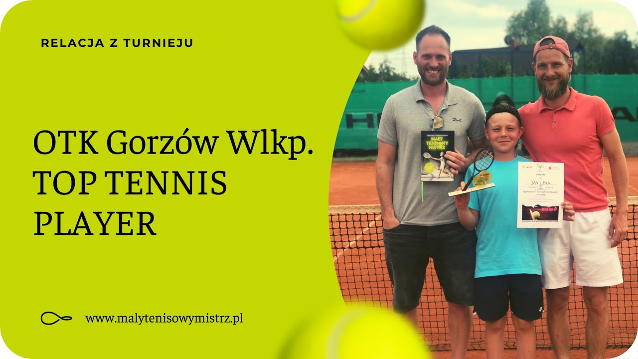 Pierwszy półfinał Janka w OTK skrzatów - Gorzów Wielkopolski turniej tenisowy TOP TENNIS PLAYER