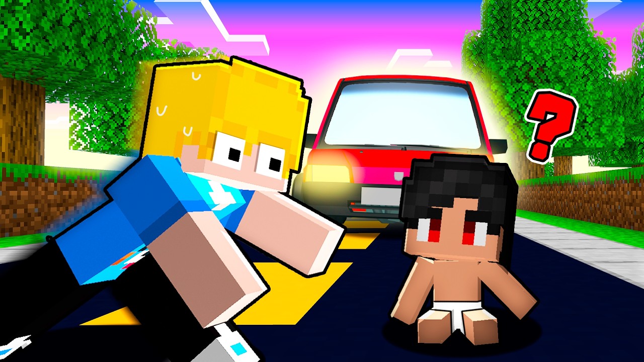 Adotei os Amigos Bebês no Minecraft!