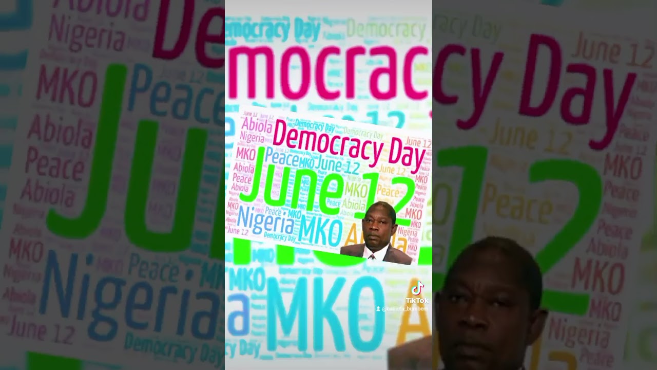 Happy Democracy Day Nigeria 🇳🇬