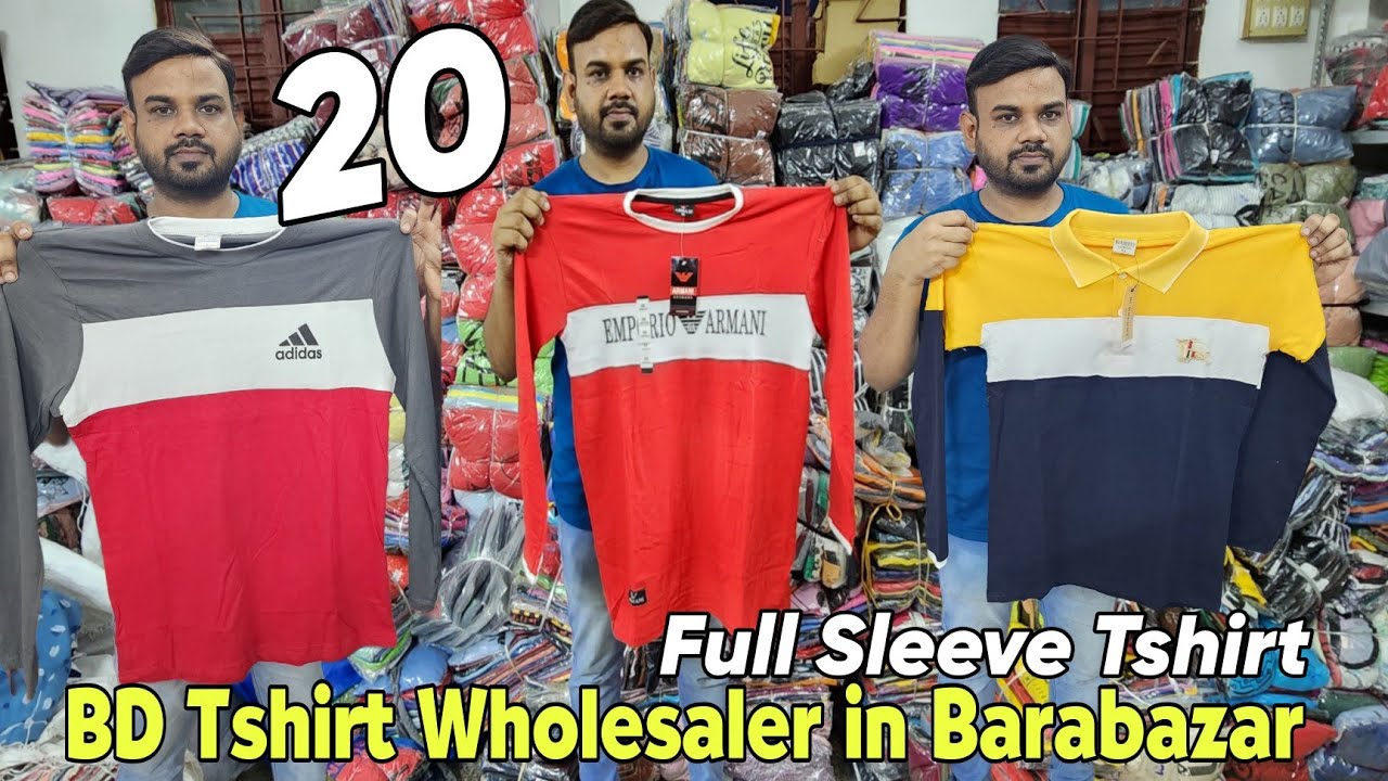 Bd Full Sleeve Tshirt Special Video | Tshirt Wholesaler in Kolkata (Barabazar )🔥