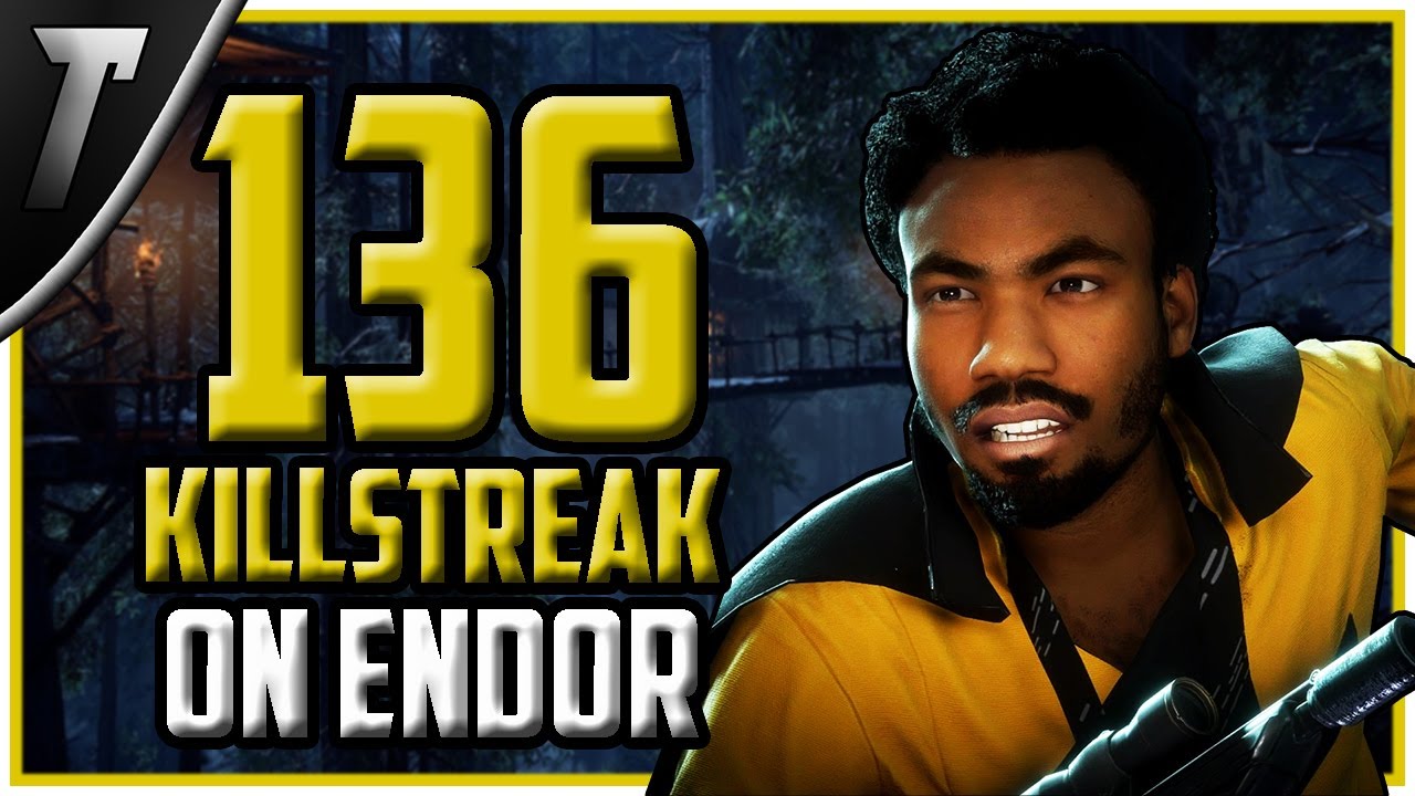 Star Wars Battlefront 2 Lando Calrissian 136 Killstreak (Endor)