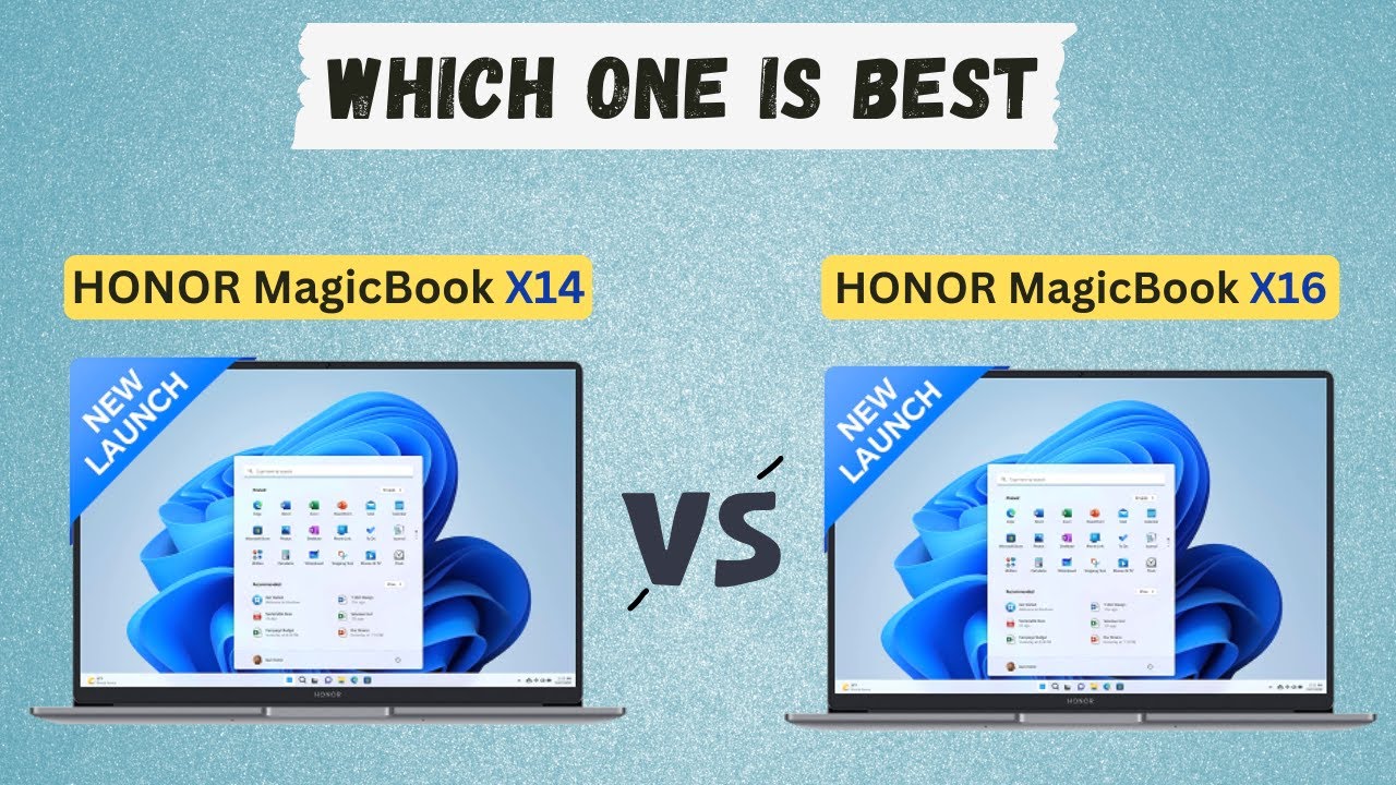 Honor magicbook x14 vs x16
