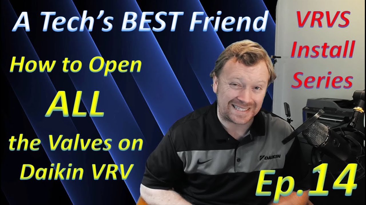 How to Open ALL the Valves on Daikin VRV | Refrigerant Recovery & Evacuation Mode - 12-17-2021