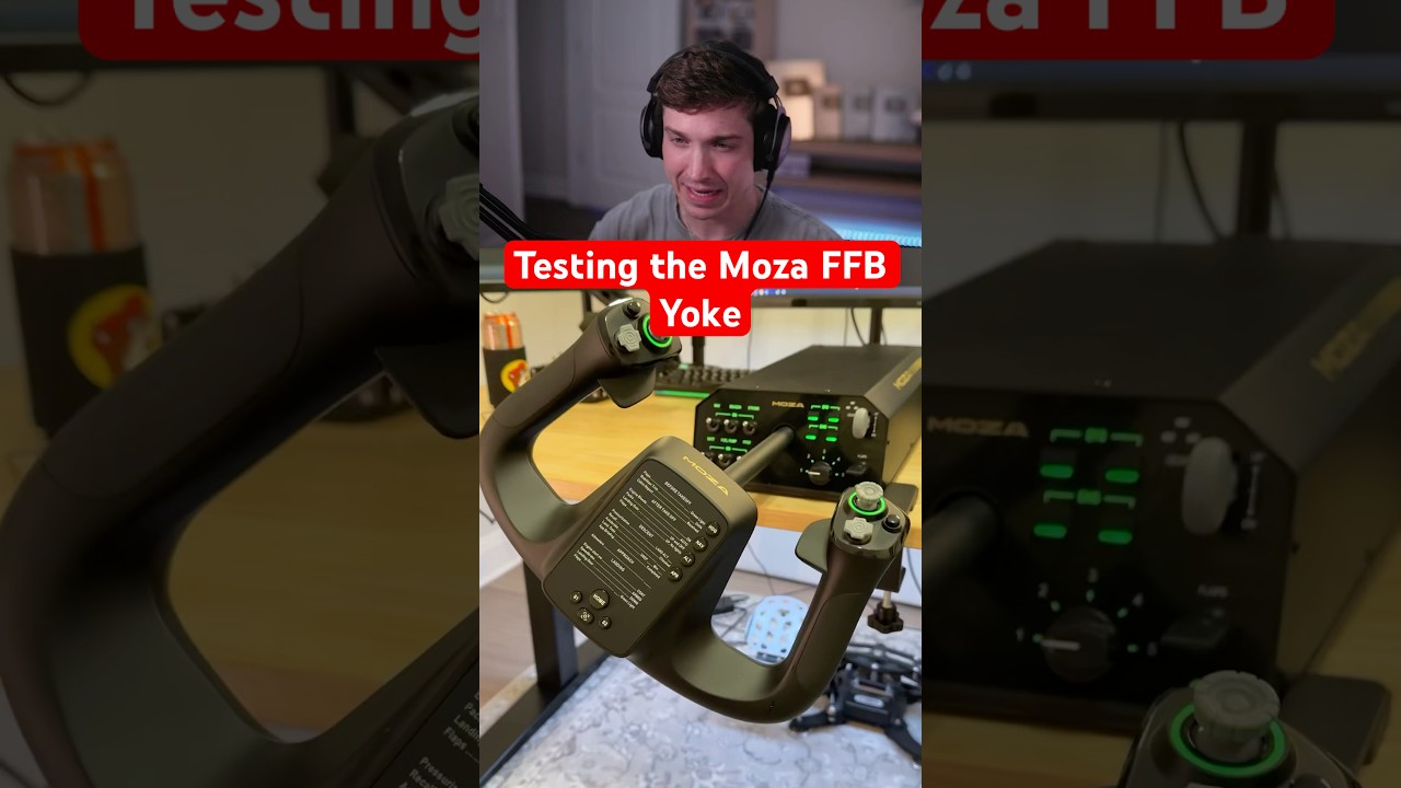Testing the Moza FFB Yoke