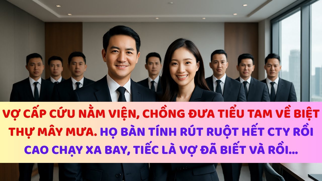Vợ cấp cứu nằm viện, chồng đưa tiểu tam về biệt thự mây mưa lần cuối, nào ngờ bị tóm và trắng tay