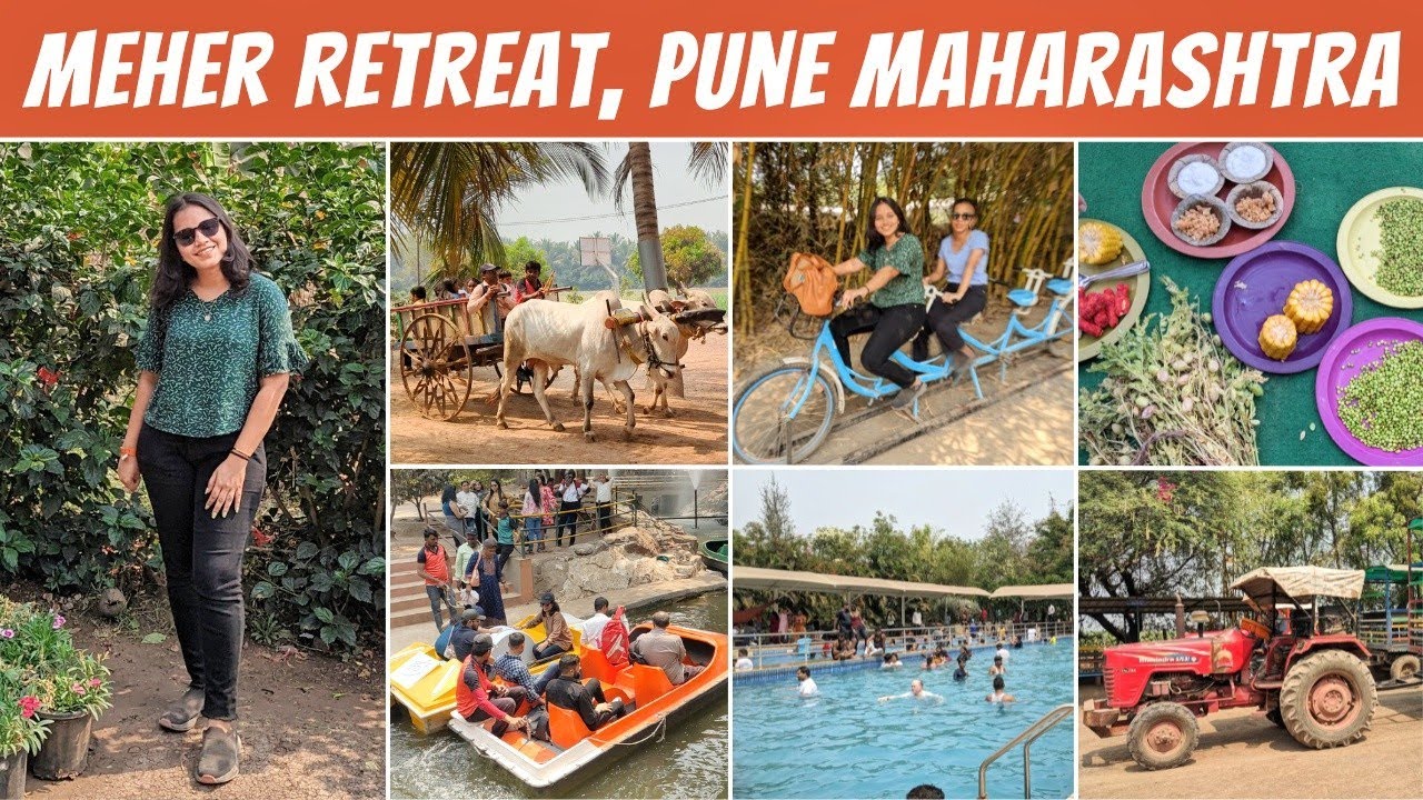 Meher Retreat, Pune Maharashtra | Complete Resort Tour & Info | Hurda Party | Best Resort Near Pune