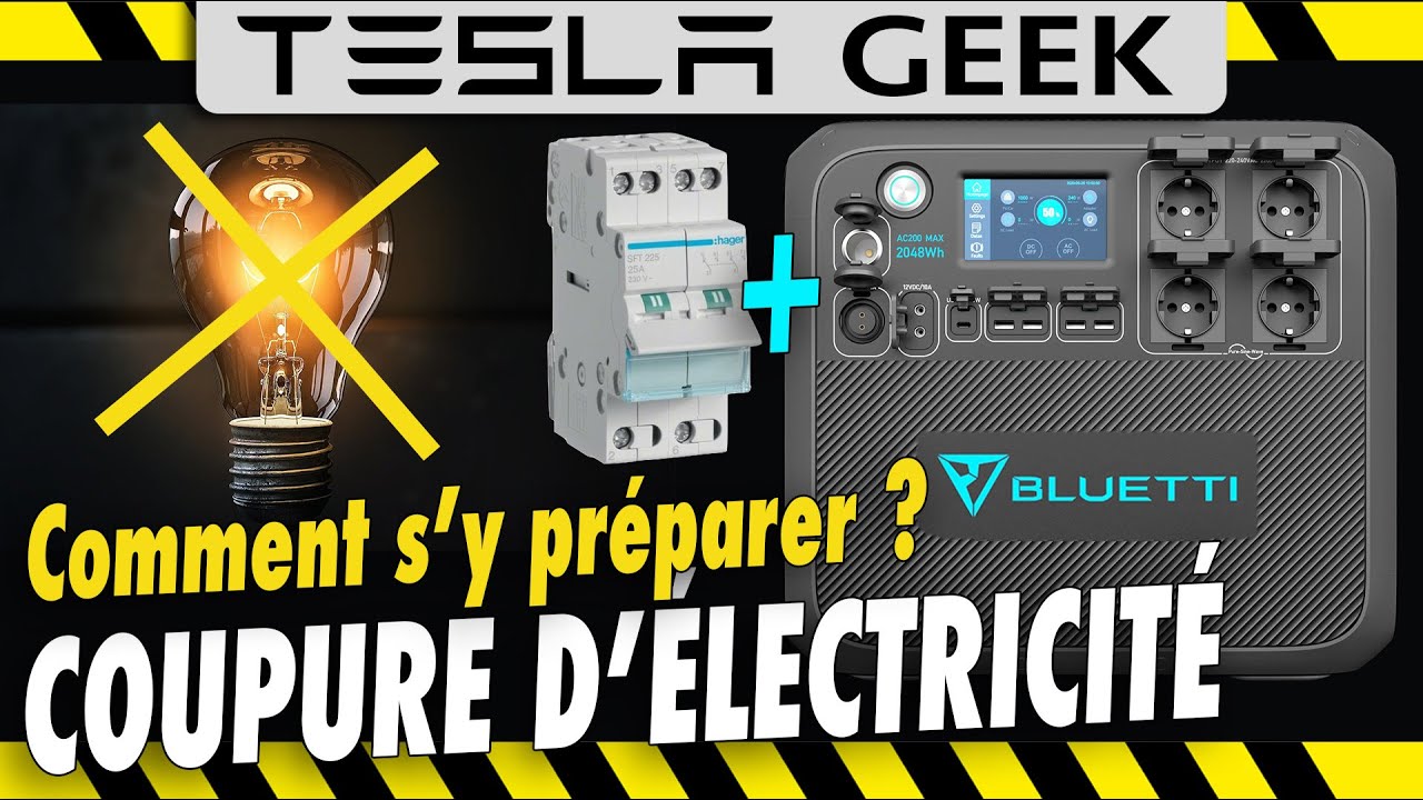 Comment se préparer aux COUPURES d’électricité hivernales (s’il y en a) avec ma station d’énergie ?