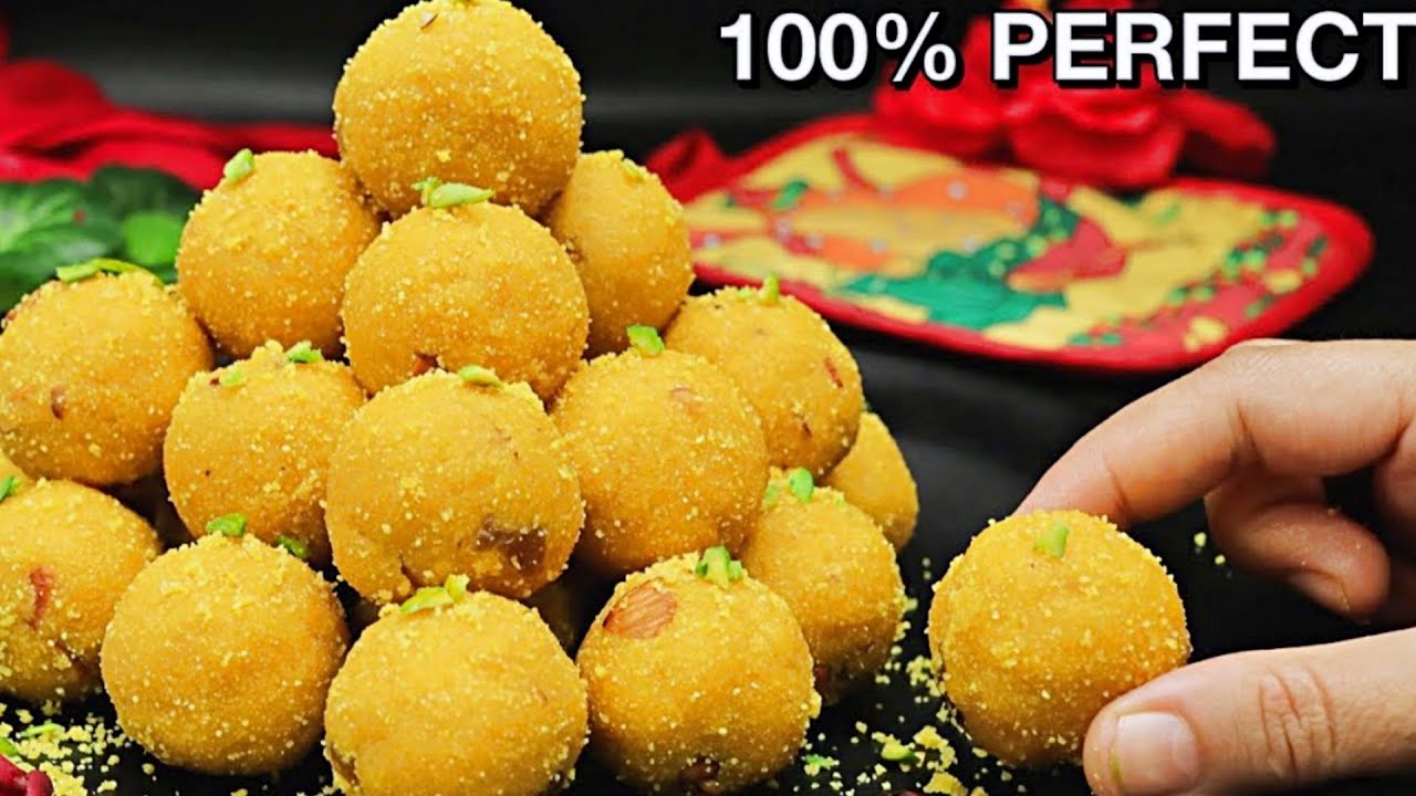 Authentic Besan Ladoo - Besan Ladoo Recipe with Tips & Tricks | Besan Laddu