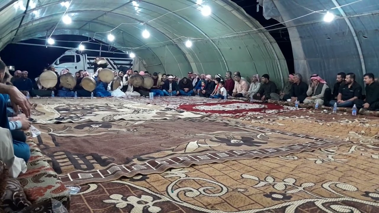 احباب الشيخ خلف الشوعه سهرا عن روح  الحج ام  فايق رحمها الله زاوية الحج ابو سليم في لبنان