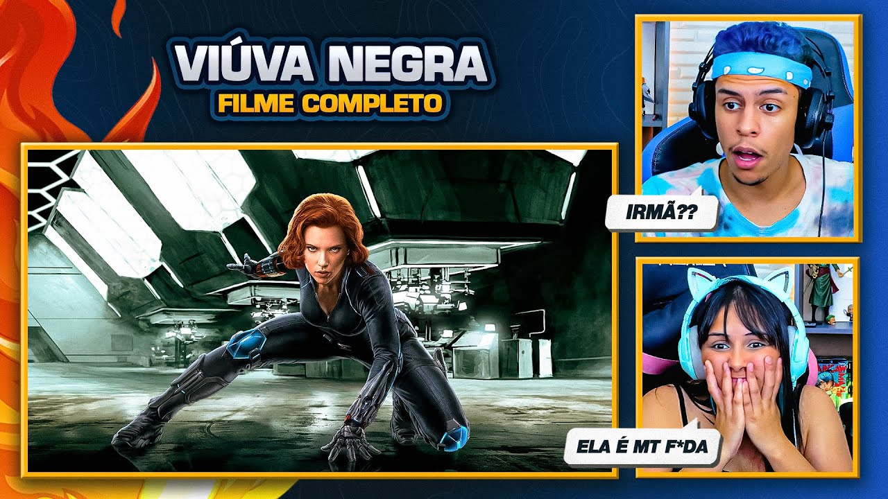 (AGENTE SECRETA 😲) Viúva Negra | FILME COMPLETO ✅ [Casal Jounin React] 🔥