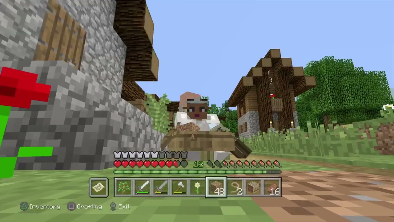 Minecraft villagers ragebaiting