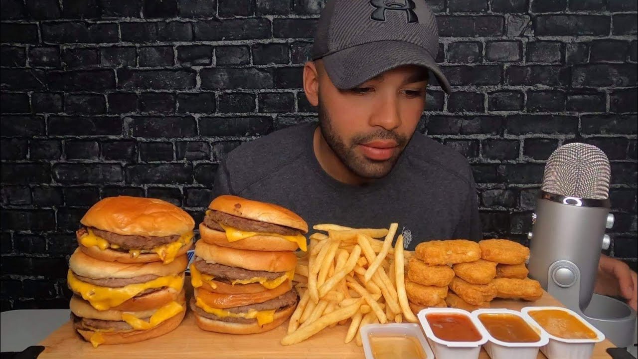 (ASMR) MCDONALD'S MUKBANG