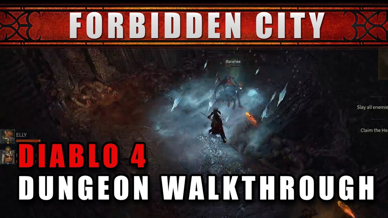 Forbidden City Diablo 4 Dungeon Walkthrough