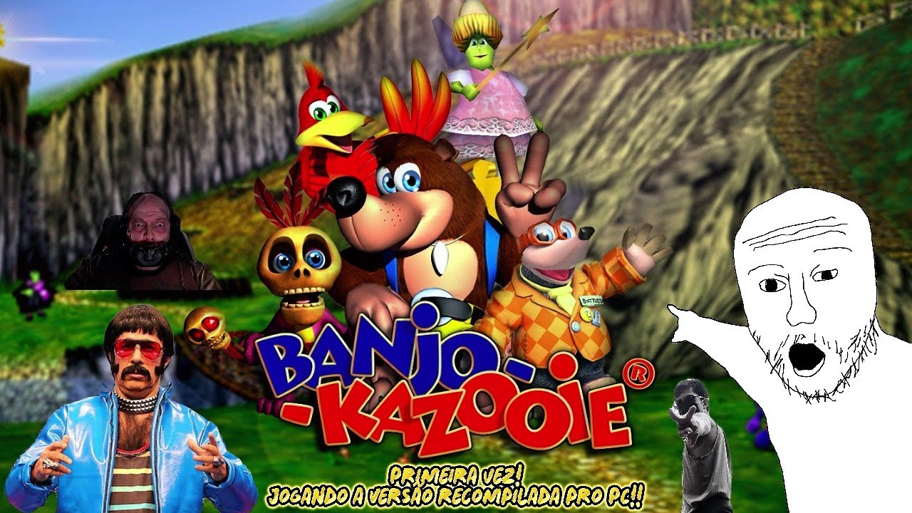 Jogando Um Clássico Recompilado No PC Pela Primeira Vez: Banzo-Kazooie!!