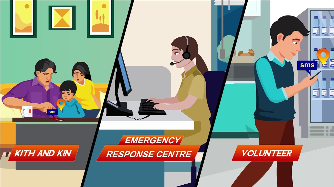 112 India Mobile App | How to use panic button