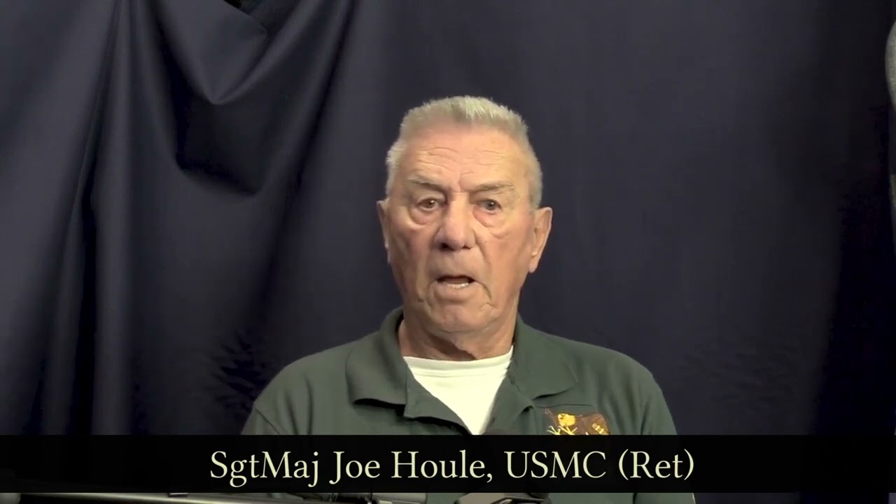 SgtMaj Joe Houle, USMC Ret   Honor CMOTM