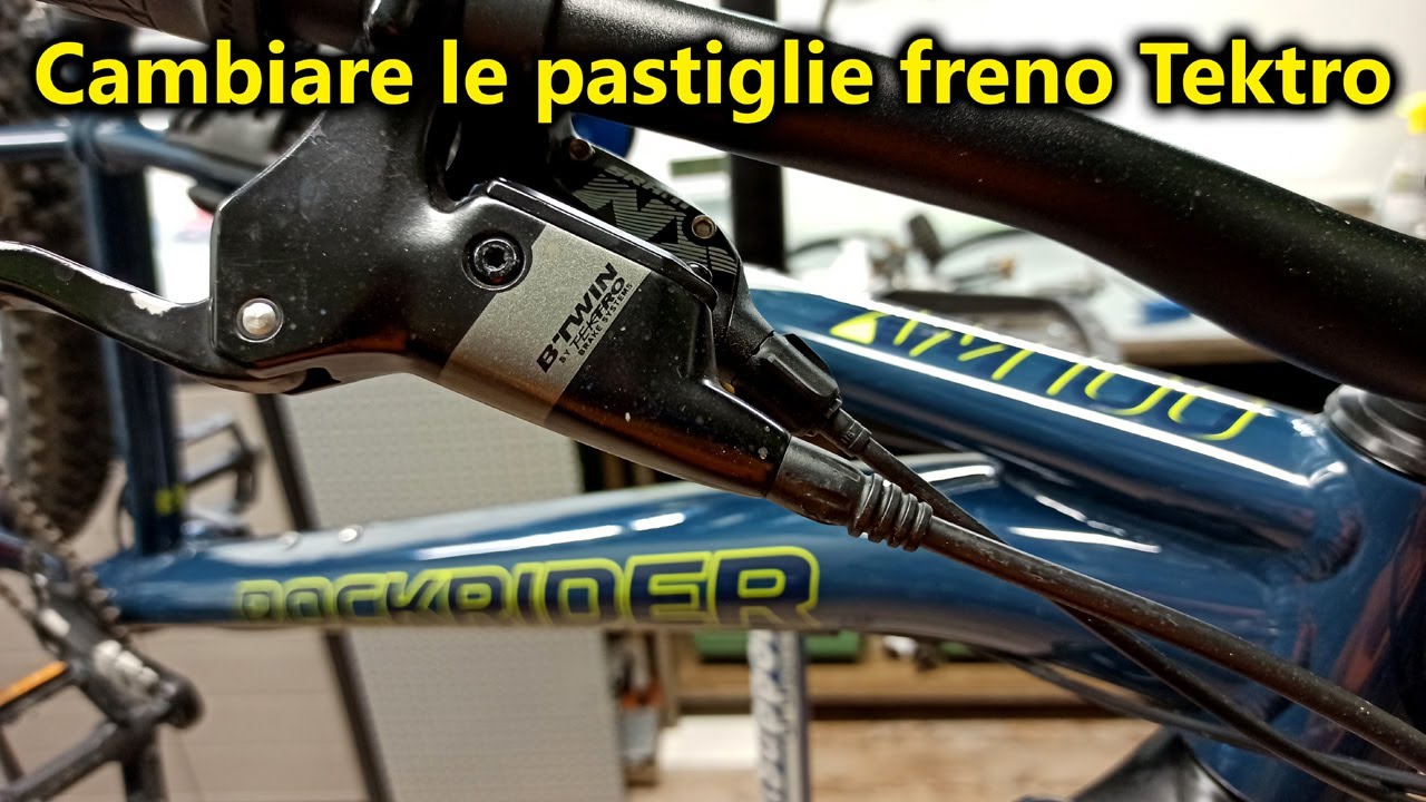 COME SOSTITUIRE LE PASTIGLIE FRENO TEKTRO TKD32 ROCKRIDER MTB