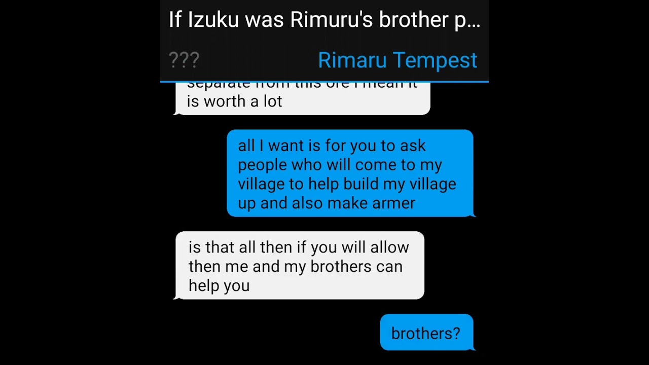 If Izuku was Rimuru's brother part 2
