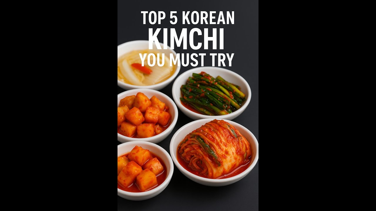 Top 5 Korean Kimchi You Must Try | K-FOOD RANKERS