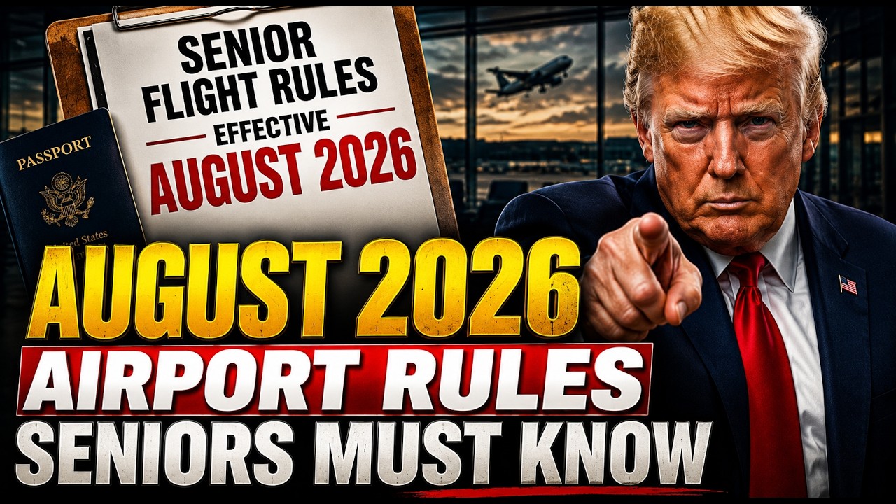 Seniors Flying In August 2026 Are Getting Blindsided &mdash; Know These 7 Airport Rules